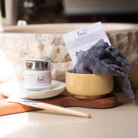 Green Alchemy Botanical Clay Mask - Powder Blend Complete Ritual Kit | 85g