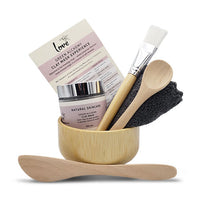 Green Alchemy Botanical Clay Mask - Powder Blend Complete Ritual Kit | 85g